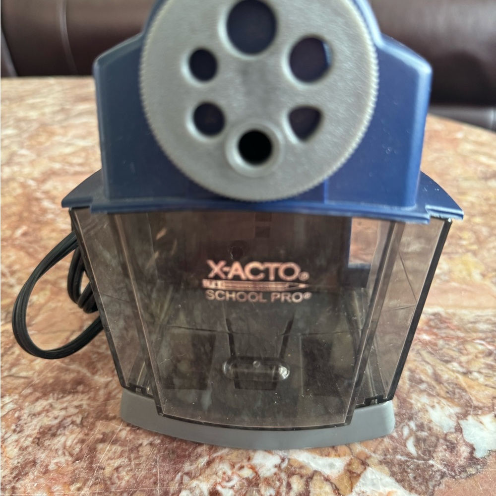 X-ACTO School Pro Electric Pencil Sharpener Model 167X Heavy Duty 6 Sizes